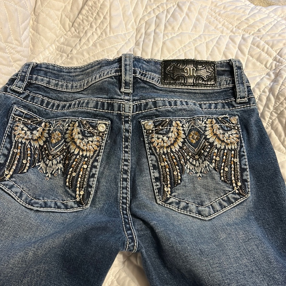 Miss Me Chloe Angel Wings size 27 Boot cut